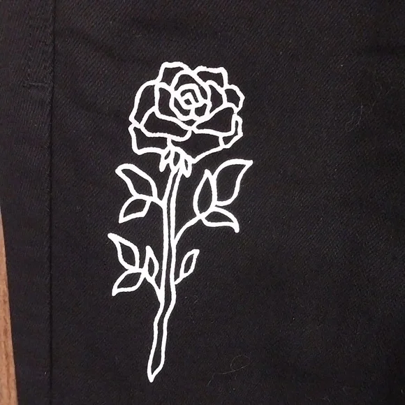 Broken‎ Promises By Zumiez NWT Unisex Size 30 Black White Denim Jeans Slim Fit - Picture 9 of 16